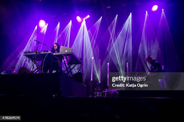 Sohn performing live on stage at Best Kept Secret festival at Beekse Bergen on June 21, 2015 in Hilvarenbeek, Netherlands