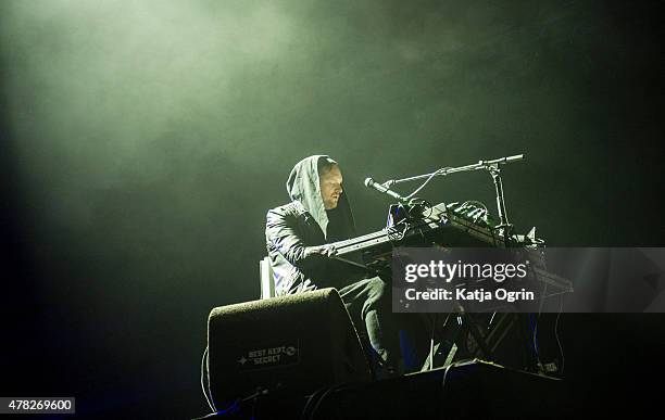 Sohn performing live on stage at Best Kept Secret festival at Beekse Bergen on June 21, 2015 in Hilvarenbeek, Netherlands