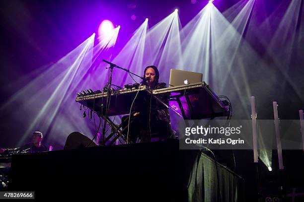 Sohn performing live on stage at Best Kept Secret festival at Beekse Bergen on June 21, 2015 in Hilvarenbeek, Netherlands