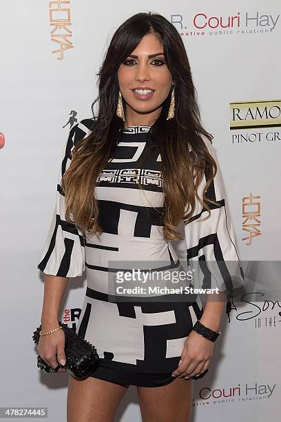 Personality Natalie Guercio attends the "The Real Housewives Of New York City" season six premiere party at Tokya on March 12, 2014 in New York City.