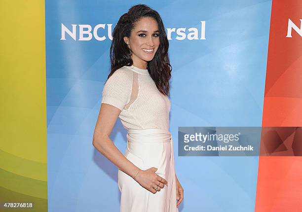 Meghan Markle attends the 2015 NBC New York Summer Press Day at Four Seasons Hotel New York on June 24, 2015 in New York City.
