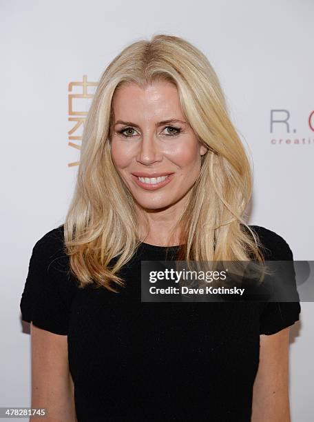 Personality Aviva Drescher attends attends the 'The Real Housewives Of New York City' season six premiere party at Tokya on March 12, 2014 in New...