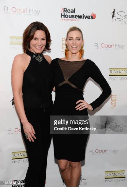 Personality Countess LuAnn De Lessep and Kristen Taekman attend the 'The Real Housewives Of New York City' season six premiere party at Tokya on...