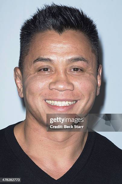 American mixed martial artist Cung Le arrives at Sony Pictures Classic "The Raid 2" Los Angeles premiere at Harmony Gold Theatre on March 12, 2014 in...