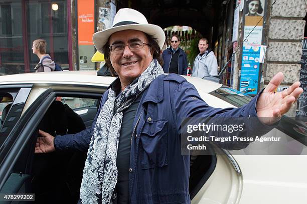 Al Bano attends the Al Bano & Romina Power press conference on June 24, 2015 in Berlin, Germany.