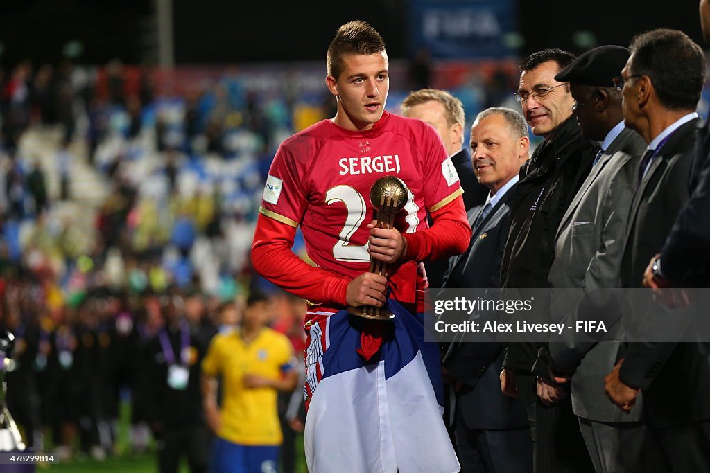 Brazil v Serbia: Final - FIFA U-20 World Cup New Zealand 2015