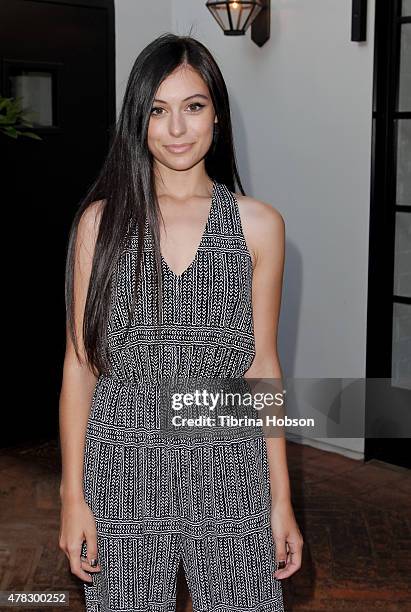 Marta Pozzan attends BCBGeneration party like a GenGirl Summer Solstice party at Gracias Madre on June 23, 2015 in West Hollywood, California.