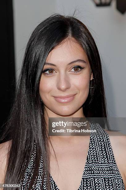 Marta Pozzan attends BCBGeneration party like a GenGirl Summer Solstice party at Gracias Madre on June 23, 2015 in West Hollywood, California.