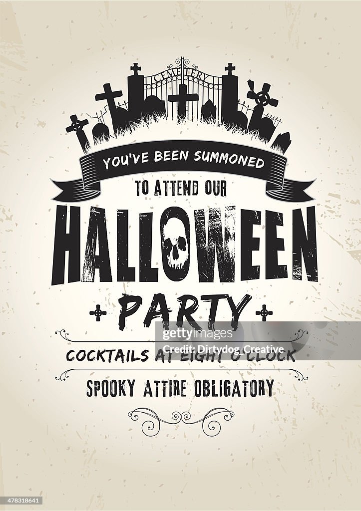 Halloween Party invite