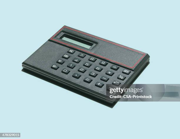 calculator - maths equations stock illustrations