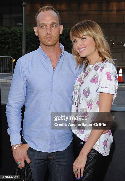 Actors Ethan Embry and Sunny Mabrey arrive at the 2015 Los Angeles Film Festival opening night premiere of 'Grandma' at Regal Cinemas L.A. Live on...