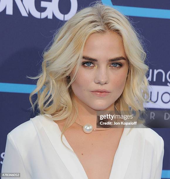 Actress Maddie Hasson arrives at the 16th Annual Young Hollywood Awards at The Wiltern on July 27, 2014 in Los Angeles, California.