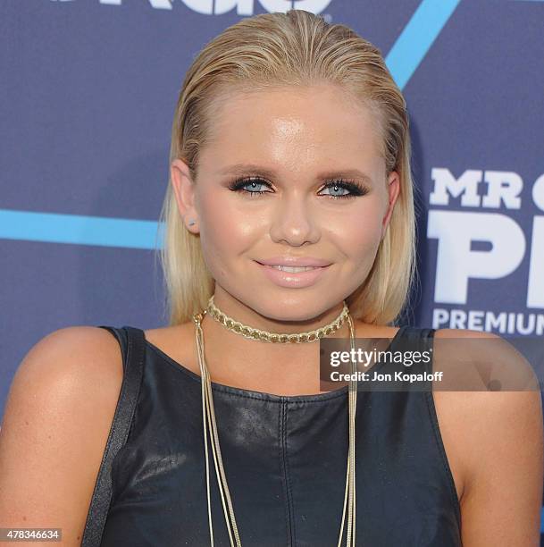 Actress Alli Simpson arrives at the 16th Annual Young Hollywood Awards at The Wiltern on July 27, 2014 in Los Angeles, California.