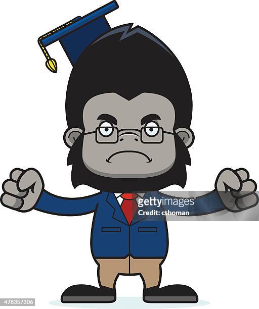 Cartoon Angry Teacher Gorilla High-Res Vector Graphic - Getty Images