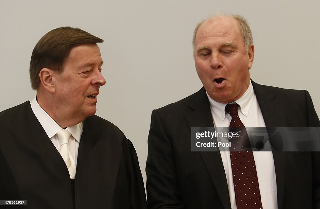 Ulrich Hoeness Appears In Court Accused Of Tax Evasion - Day 4