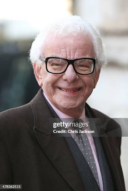 Barry Cryer attends a memorial service for Sir David Frost at Westminster Abbey on March 13, 2014 in London, England.