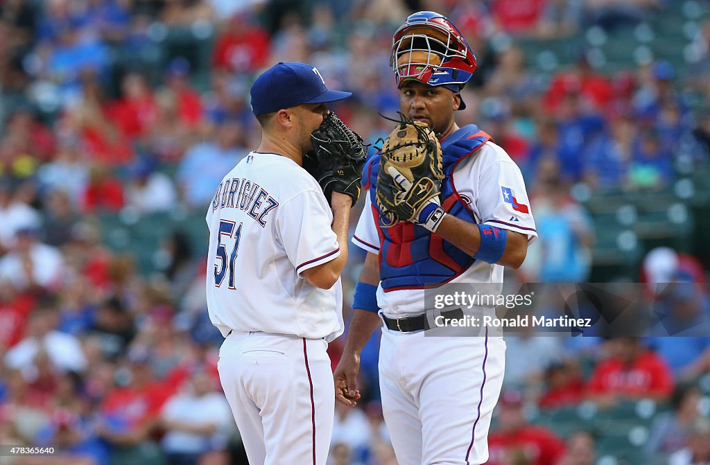 Oakland Athletics v Texas Rangers