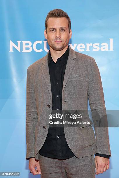 Actor Gabriel Macht attends the 2015 NBC New York Summer Press Day at Four Seasons Hotel New York on June 24, 2015 in New York City.