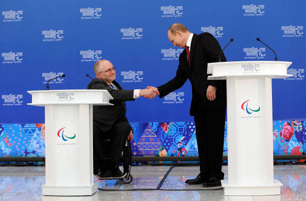 RUS: Russian President Vladimir Putin Meets With President Of The IPC Sir Philip Craven