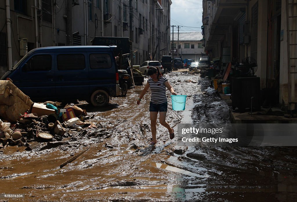 Rainstorm Brings Flood In Zhejiang