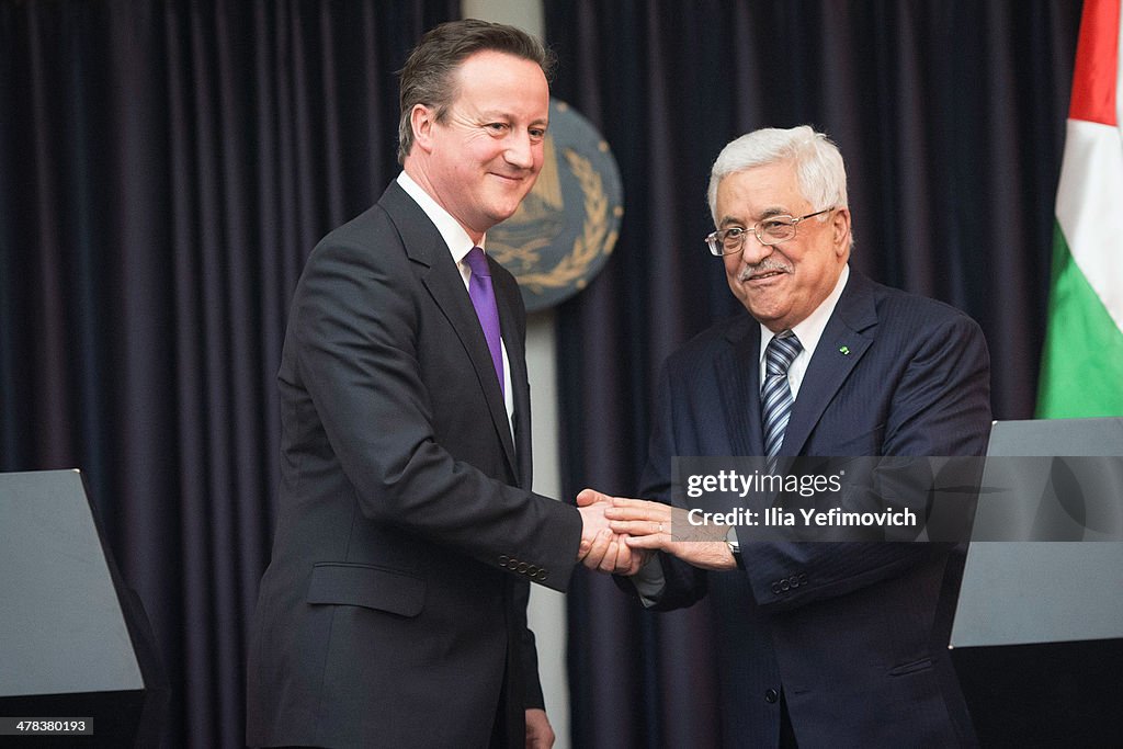 British PM David Cameron Visits Israel and West-Bank