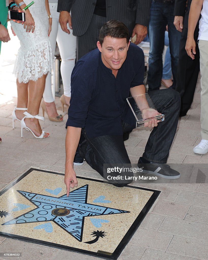 Magic Mike XXL Cast Honored With Stars On The Official Miami Walk Of Fame