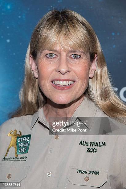 Terri Irwin attends Discovery's 30th Anniversary Celebration at The Paley Center for Media on June 24, 2015 in New York City.