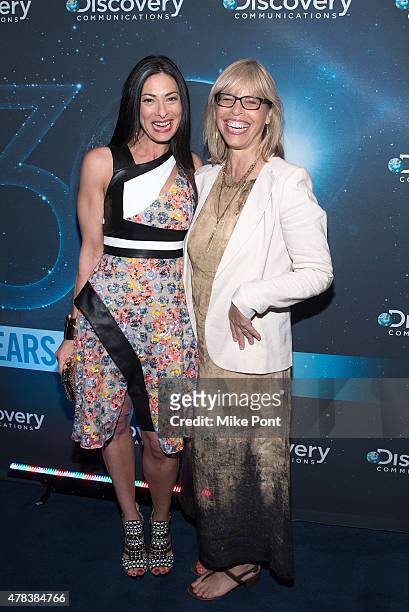 Stacy London and Marjorie Kaplan attend Discovery's 30th Anniversary Celebration at The Paley Center for Media on June 24, 2015 in New York City.