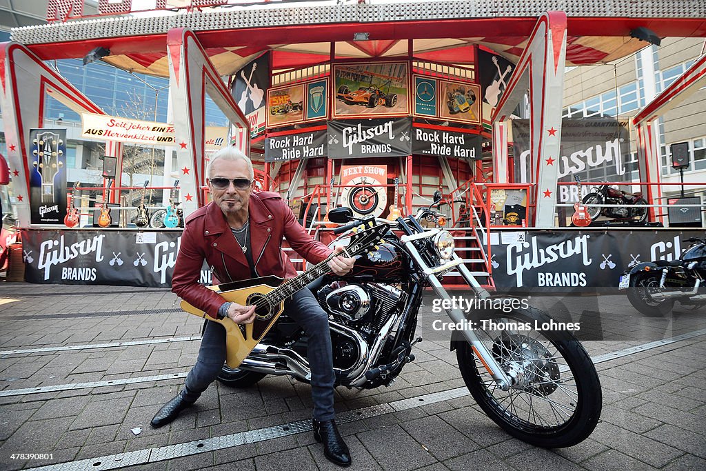 Rudolf Schenker Visits Gibson At Musikmesse Frankfurt