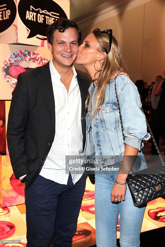 Alexander Tewaag, son of Uschi Glas, and his girlfriend Valentina