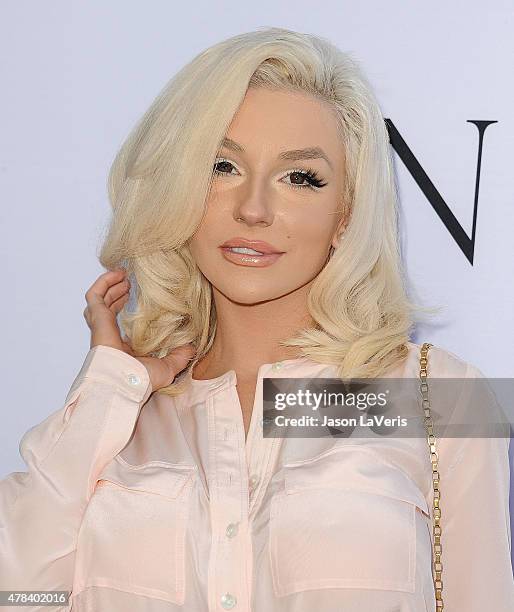 Courtney Stodden attends the world premiere screening of "Unity" at DGA Theater on June 24, 2015 in Los Angeles, California.