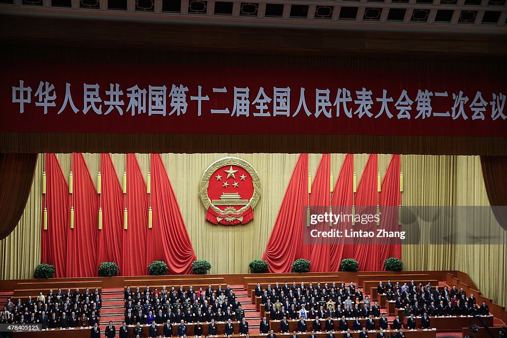 China's National People's Congress - Closing Ceremony