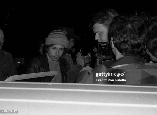 Musician Bob Dylan attends the 22nd Annual Grammy Awards After Party Hosted by Warner Bros. Records on February 27, 1980 at Chasen's Restaurant in...