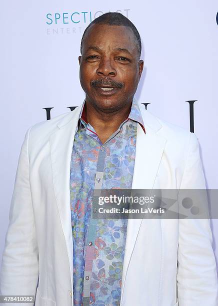 Actor Carl Weathers attends the world premiere screening of "Unity" at DGA Theater on June 24, 2015 in Los Angeles, California.