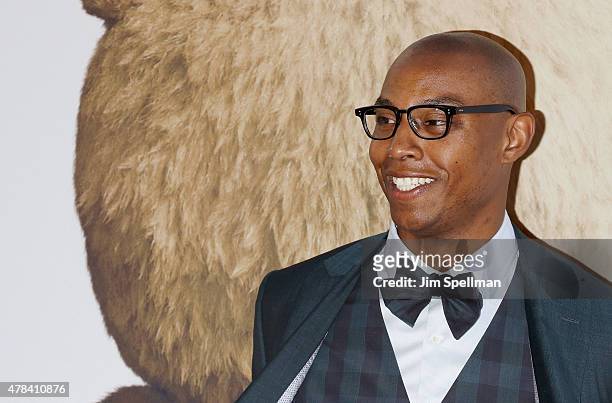 Caron Butler attends the "Ted 2" New York premiere at Ziegfeld Theater on June 24, 2015 in New York City.