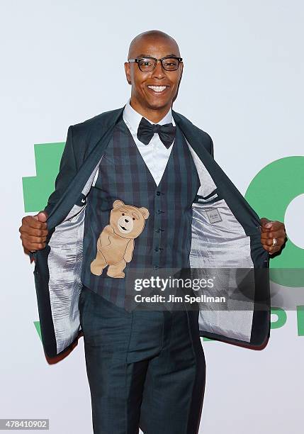 Caron Butler attends the "Ted 2" New York premiere at Ziegfeld Theater on June 24, 2015 in New York City.