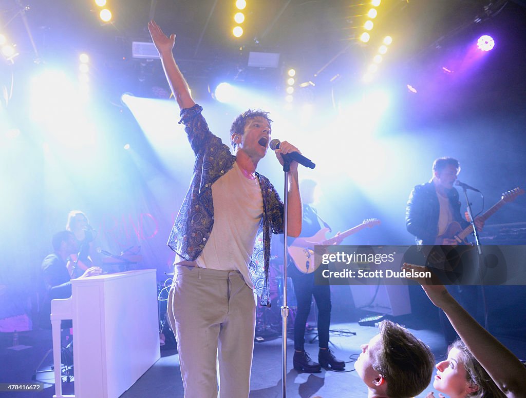 Nate Ruess Performs At The Teragram Ballroom