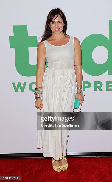 Actress Marta Milans attends the "Ted 2" New York premiere at Ziegfeld Theater on June 24, 2015 in New York City.