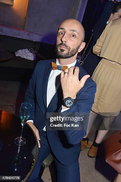 Sebastien Genty from Hublot attends the 'Hublot Blue' cocktail party At Monsieur Bleu - Palais De Tokyo on June 24, 2015 in Paris, France.