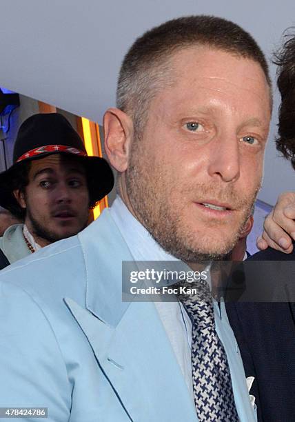 Lapo Elkann attends the 'Hublot Blue' cocktail party At Monsieur Bleu - Palais De Tokyo on June 24, 2015 in Paris, France.