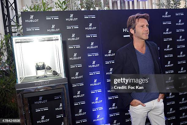 Emmanuel Philibert de Savoie attends the 'Hublot Blue' cocktail party At Monsieur Bleu - Palais De Tokyo on June 24, 2015 in Paris, France.