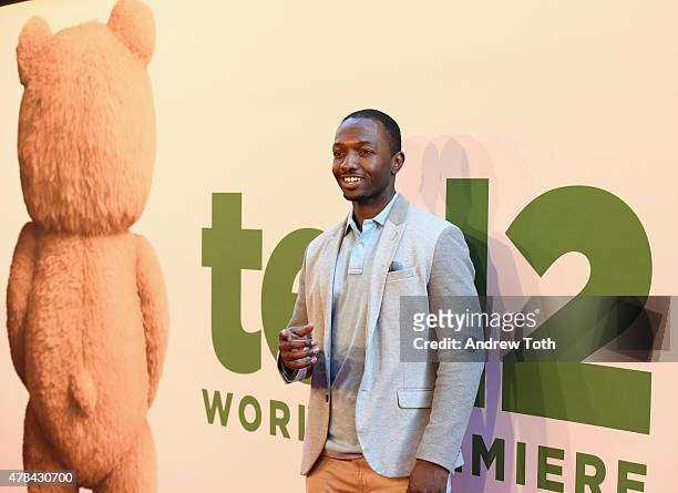 Jamie Hector attends the 'Ted 2' New York premiere at Ziegfeld Theater on June 24, 2015 in New York City.