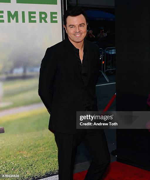 Seth MacFarlane attends the 'Ted 2' New York premiere at Ziegfeld Theater on June 24, 2015 in New York City.