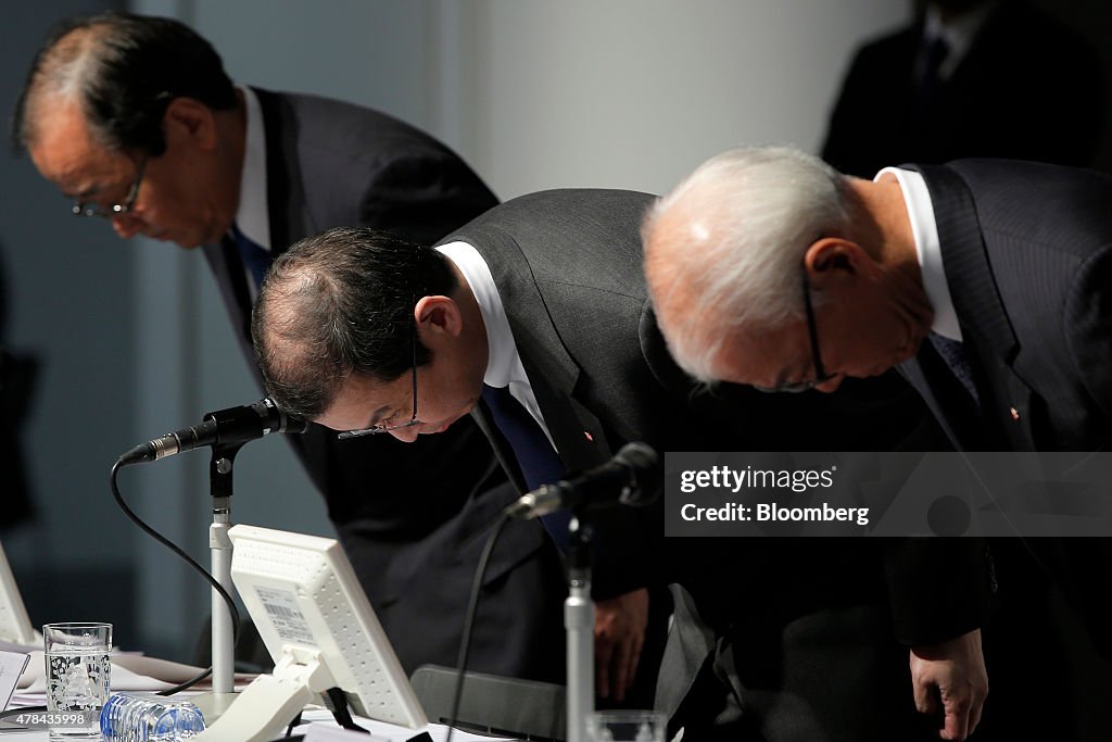 Shareholders Arrive For Takata Corp. Annual Shareholders Meeting And Chairman Shigehisa Takada News Conference