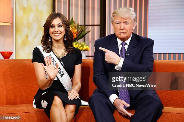 Erin Brady and Donald Trump appear on NBC News' "Today" show --