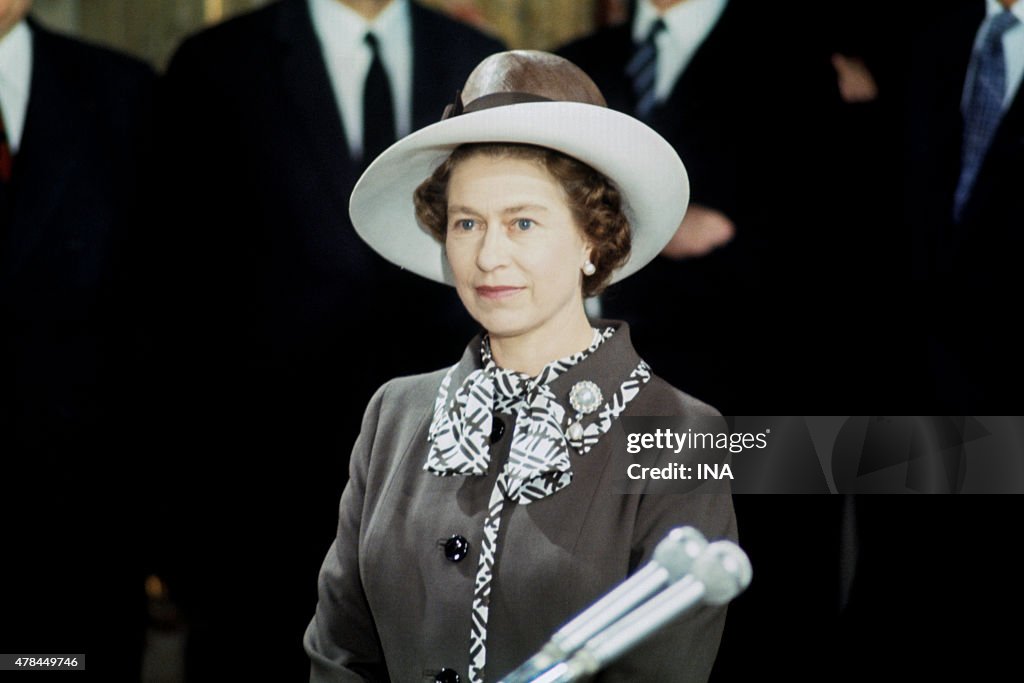 Visit of Queen Elizabeth II in France