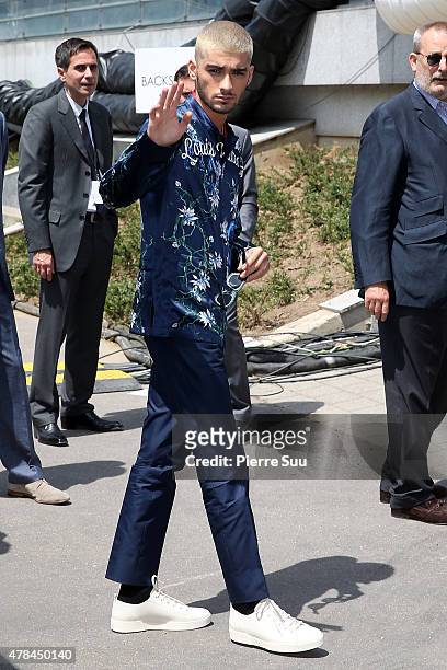 Singer Zayn Malik attends the Louis Vuitton Menswear Spring/Summer News  Photo - Getty Images