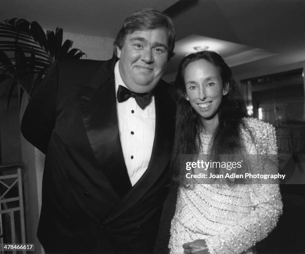 Actor and comedian John Candy with Sharon Monsky Founder of the Scleroderma Research Foundation at the 4th annual Scleroderma Research foundation...