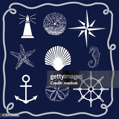 Nautical design elements Nautical design elements
