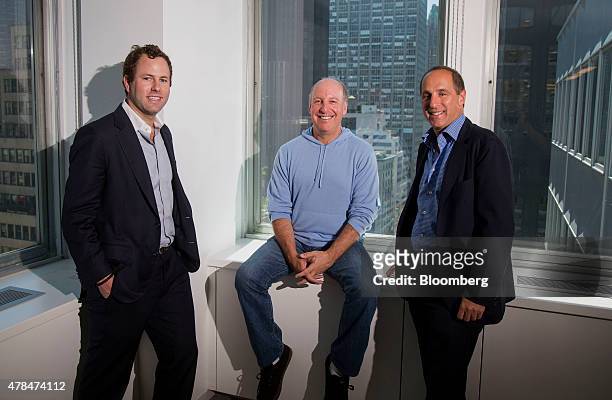Ryan Tolkin, chief investment officer of Schonfeld Group Holdings LLC, from left, Steven Schonfeld, founder, chairman and chief executive officer of...